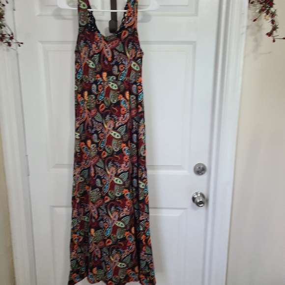 (1340) Croft and Barrow  Woman's Sun Dress, Size: Medium Color: Paisley - Picture 13 of 14